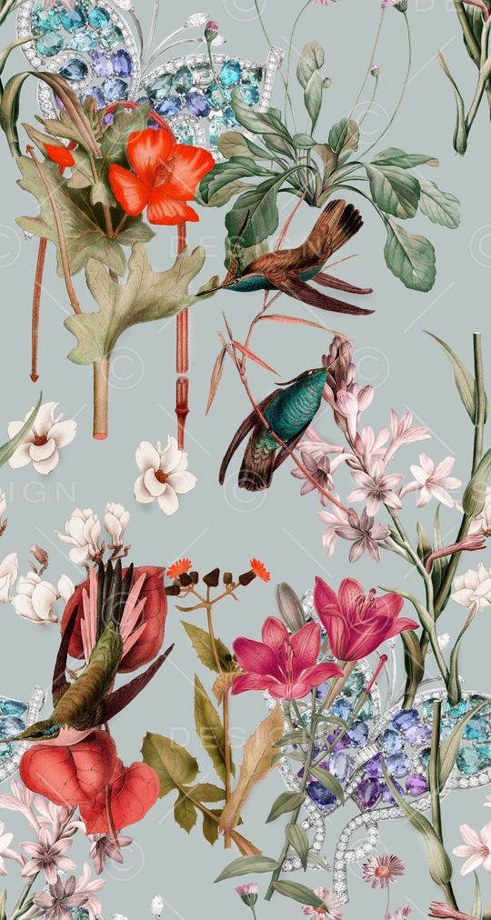 植物印花华亿平台图片