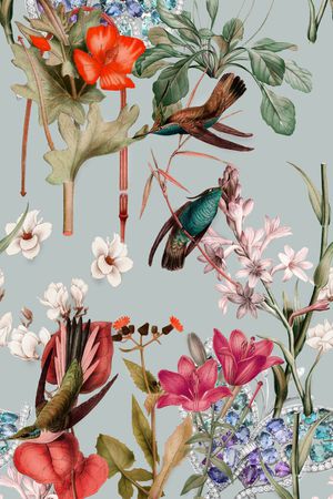 植物印花华亿平台图片