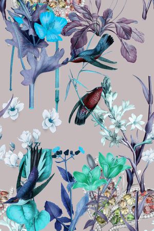 植物印花华亿平台图片