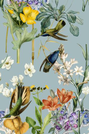 植物印花华亿平台图片