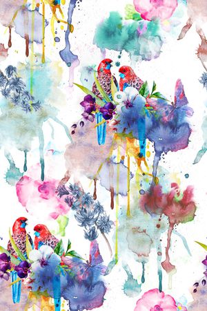 抽象印花华亿平台图片