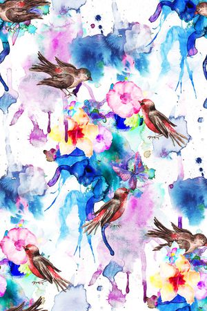 水墨印花华亿平台图片