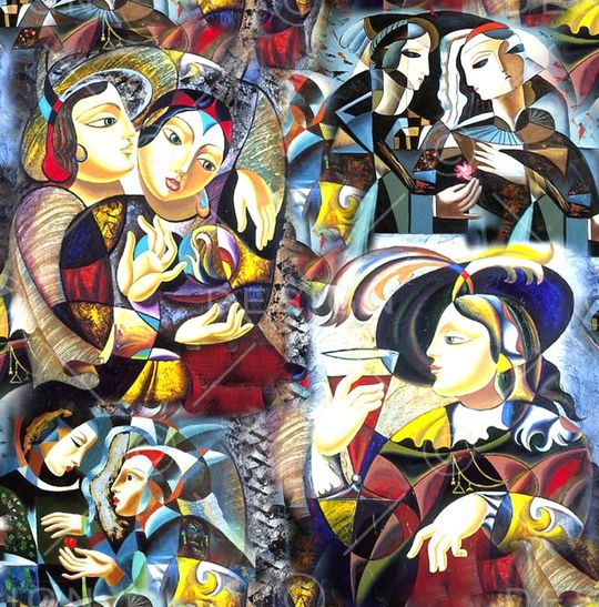 民族风印花华亿平台图片