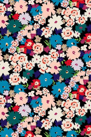 小碎花印花华亿平台图片