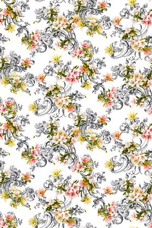 花朵印花华亿平台图片