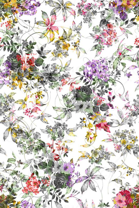 碎花印花华亿平台图片