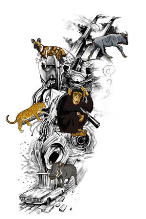 动物印花华亿平台图片