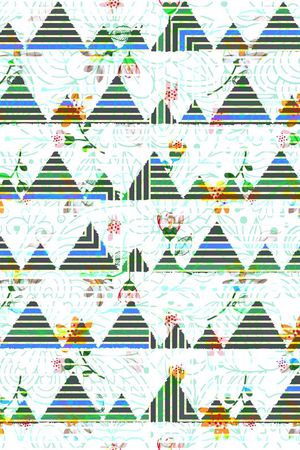 现代、休闲印花华亿平台图片