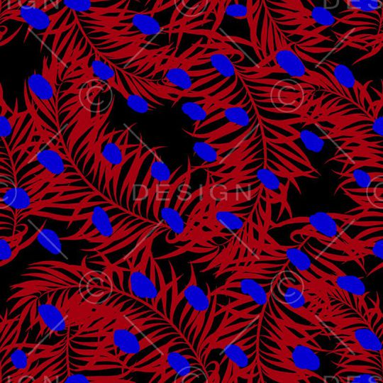 棕榈叶印花华亿平台图片