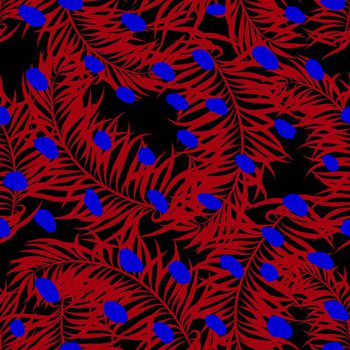 611553-波点中树叶红