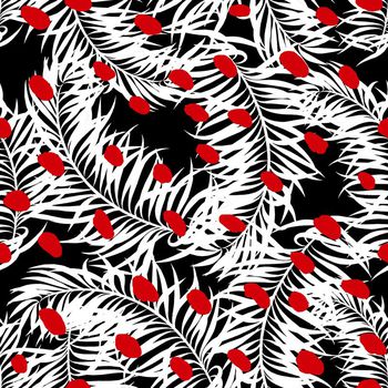 611554-波点中树叶栏