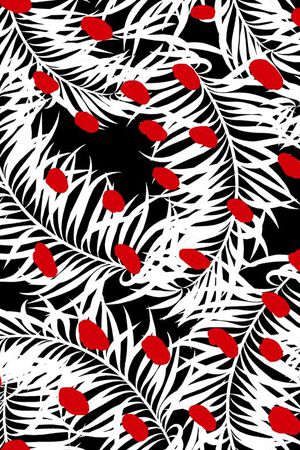 棕榈叶印花华亿平台图片