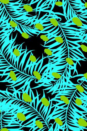 棕榈叶印花华亿平台图片