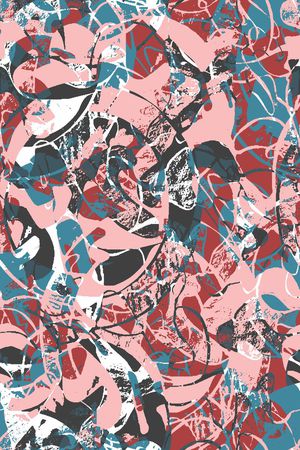 抽象印花华亿平台图片