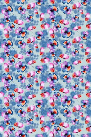 植物花卉印花华亿平台图片