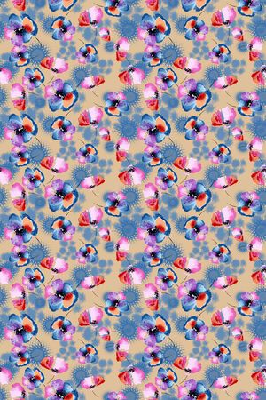 植物花卉印花华亿平台图片