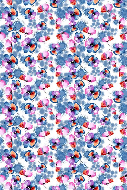 植物花卉印花华亿平台图片