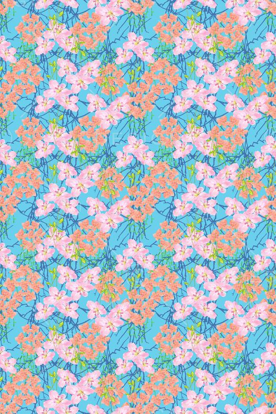 植物花卉印花华亿平台图片