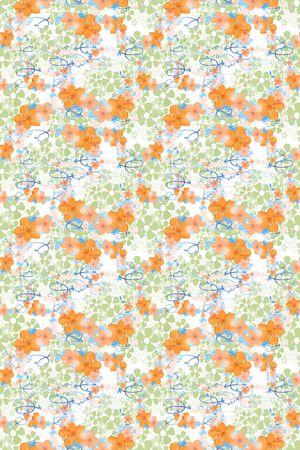 碎碎花卉印花华亿平台图片