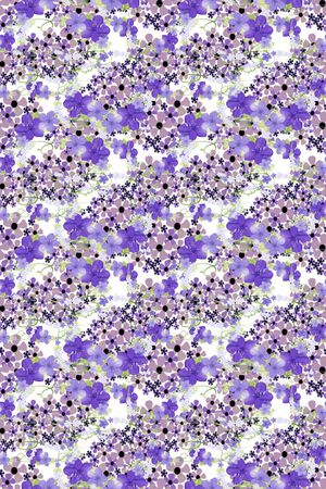 碎碎花卉印花华亿平台图片