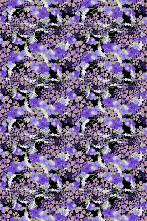 碎碎花卉印花华亿平台图片