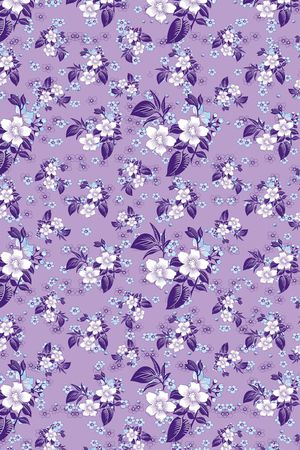 碎碎花卉印花华亿平台图片