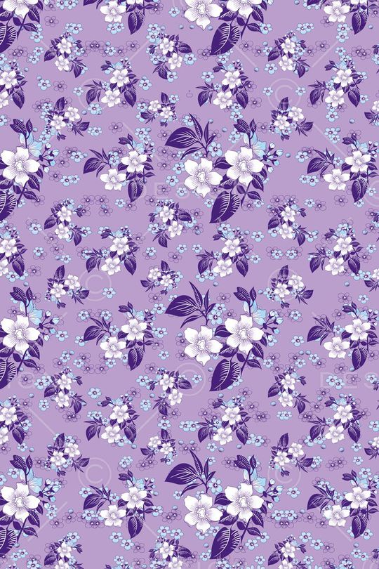 碎碎花卉印花华亿平台图片