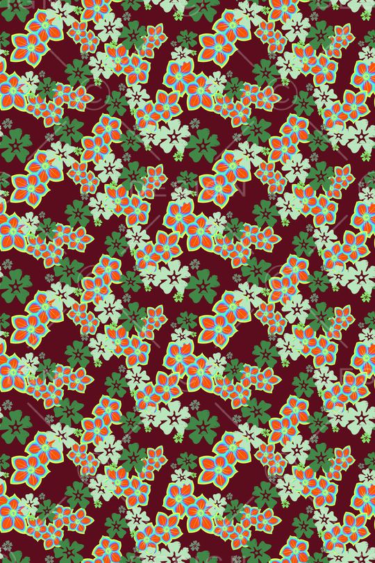 花朵印花华亿平台图片