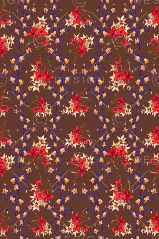 植物花卉印花华亿平台图片