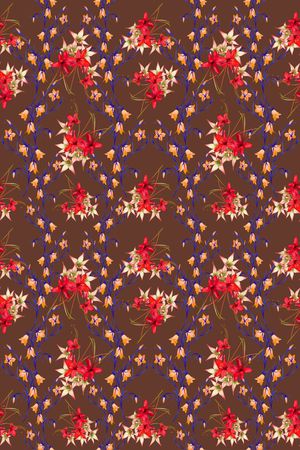 植物花卉印花华亿平台图片