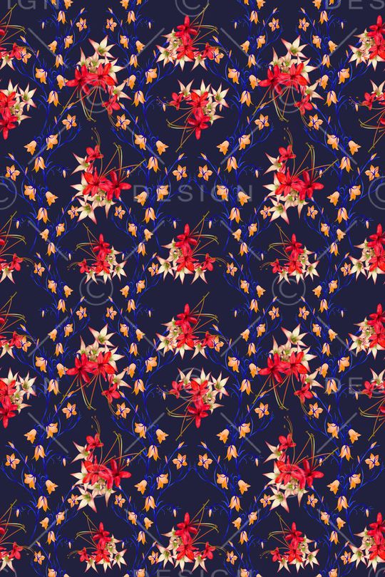 植物花卉印花华亿平台图片