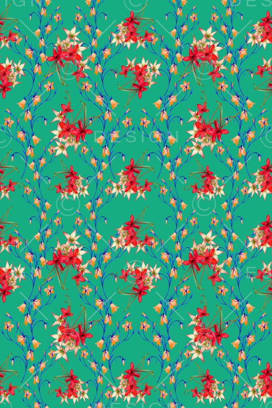 植物花卉印花华亿平台图片