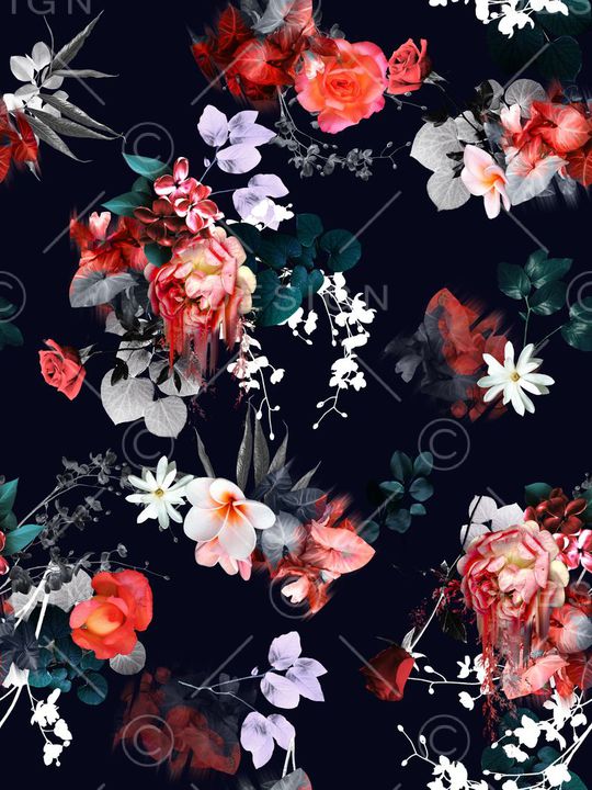 小碎花印花华亿平台图片