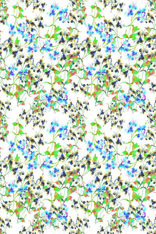 植物花卉印花华亿平台图片