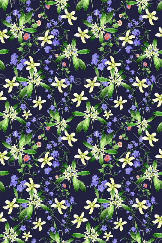 植物花卉印花华亿平台图片