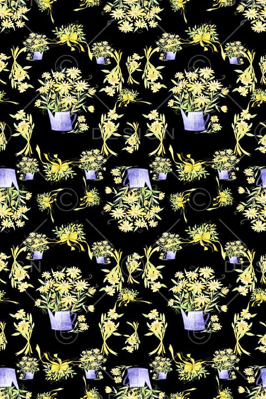 碎碎花卉印花华亿平台图片