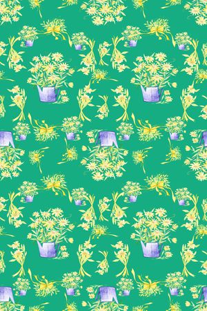 碎碎花卉印花华亿平台图片