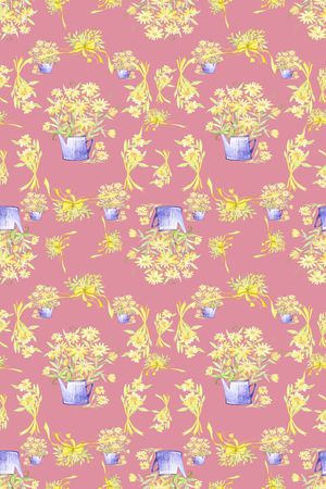 碎碎花卉印花华亿平台图片