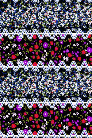 小碎花印花华亿平台图片