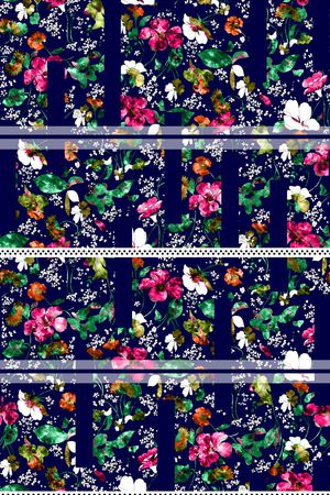 抽象几何清爽梦幻艺术平底立体手绘满版最新高清数码蕾丝民族中国风绣花珠宝肌理时尚潮

流大牌复古欧美风时尚小碎花印花华亿平台图片