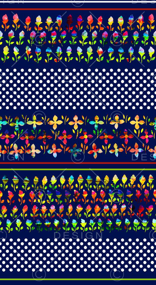 水彩小碎花印花华亿平台图片