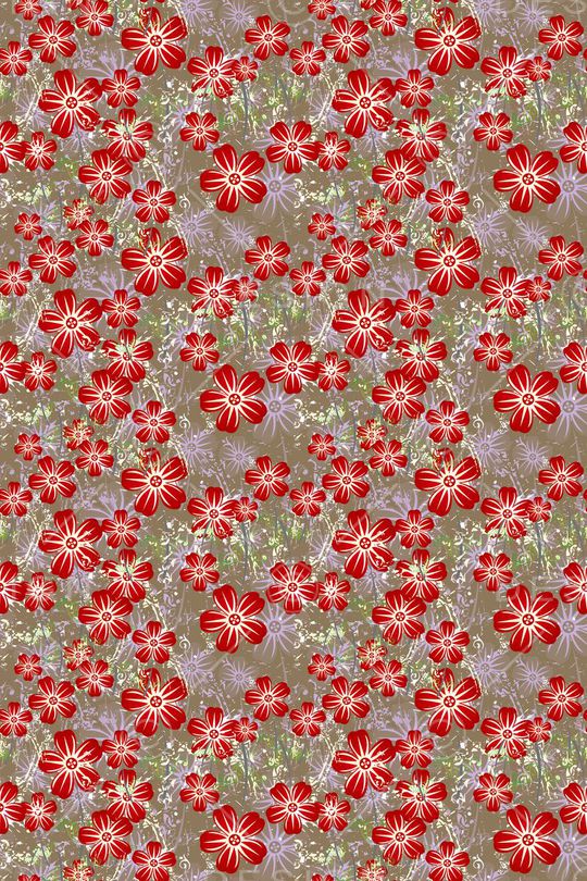 植物花卉印花华亿平台图片