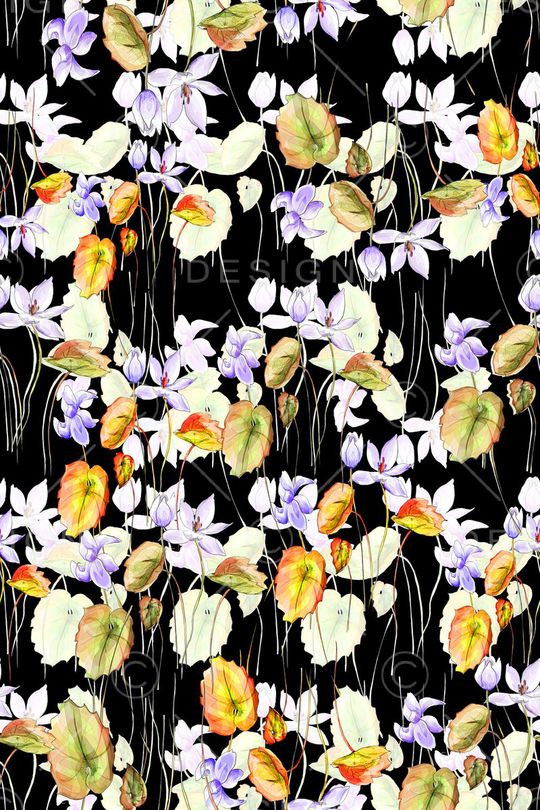 花朵印花华亿平台图片