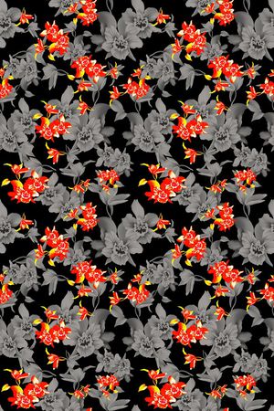 植物花卉印花华亿平台图片