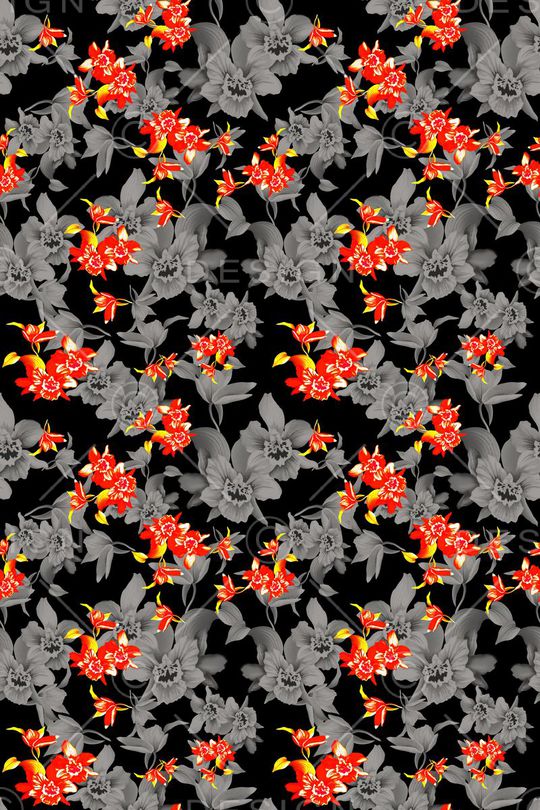 植物花卉印花华亿平台图片