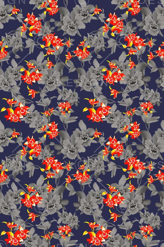 植物花卉印花华亿平台图片