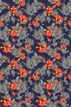 植物花卉印花华亿平台图片