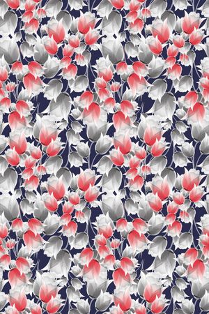 碎碎花卉印花华亿平台图片