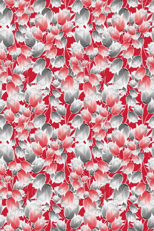 碎碎花卉印花华亿平台图片