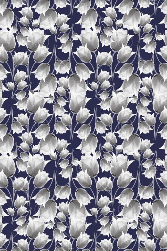 碎碎花卉印花华亿平台图片